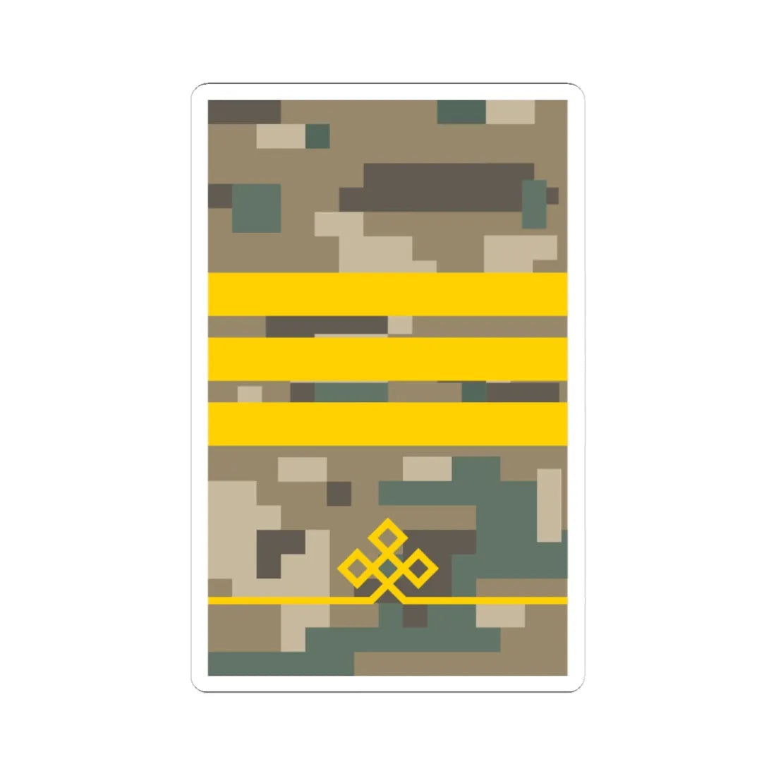 Mongolian Border troops CPLv field (Mongolia) (Military Rank) STICKER Vinyl Kiss-Cut Decal 4 Inch White - The Sticker Space