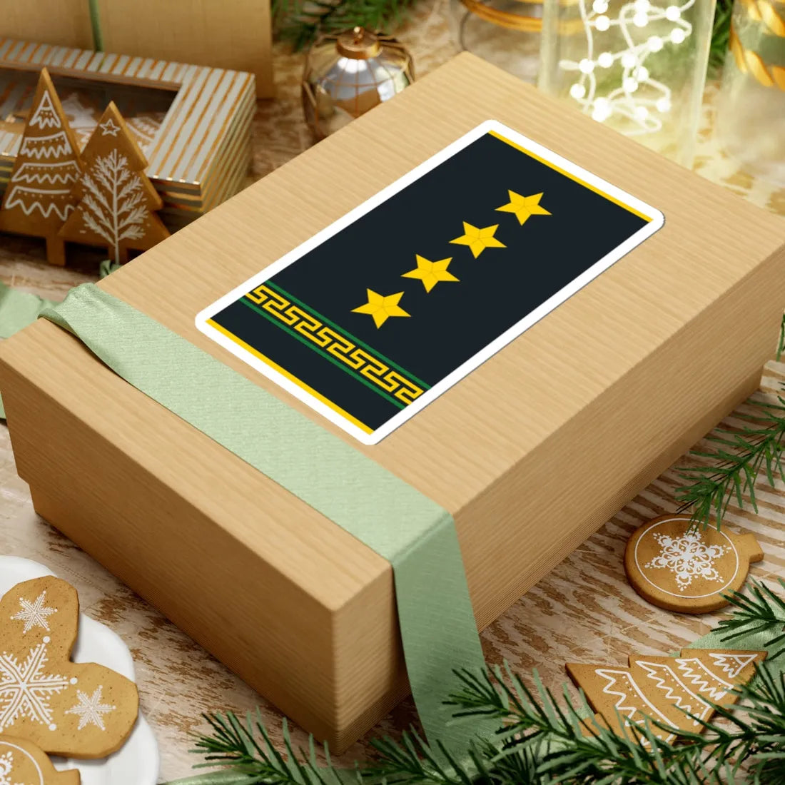 Mongolian Border troops CPT shirt (Mongolia) (Military Rank) STICKER Vinyl Kiss-Cut Decal - The Sticker Space