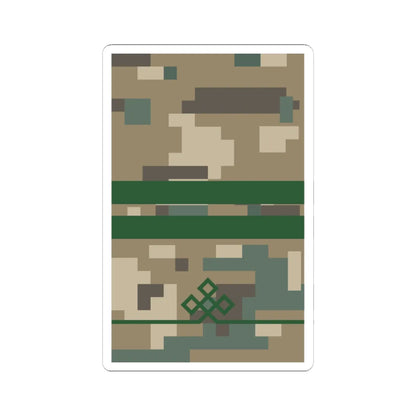 Mongolian Border troops JCP field (Mongolia) (Military Rank) STICKER Vinyl Kiss-Cut Decal 3 Inch White - The Sticker Space