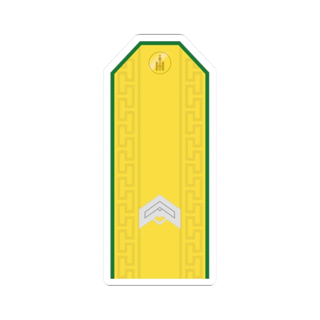 Mongolian Border troops JSG parade (Mongolia) (Military Rank) STICKER Vinyl Kiss-Cut Decal 2 Inch White - The Sticker Space