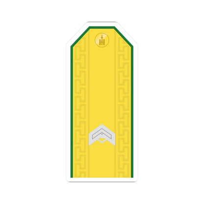 Mongolian Border troops JSG parade (Mongolia) (Military Rank) STICKER Vinyl Kiss-Cut Decal 2 Inch White - The Sticker Space