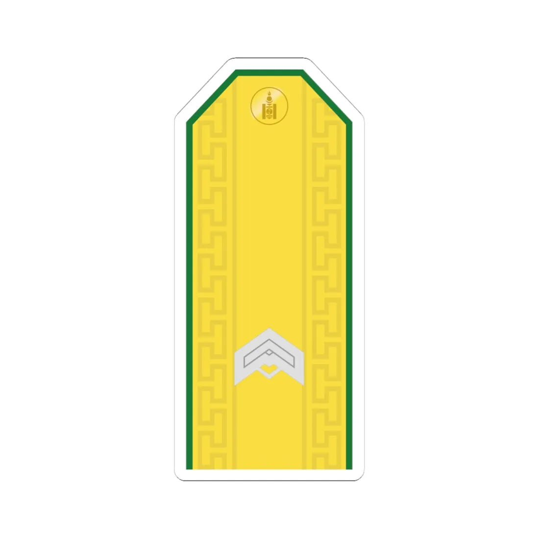 Mongolian Border troops JSG parade (Mongolia) (Military Rank) STICKER Vinyl Kiss-Cut Decal 4 Inch White - The Sticker Space