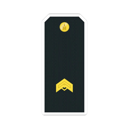 Mongolian Border troops JSG service (Mongolia) (Military Rank) STICKER Vinyl Kiss-Cut Decal 3 Inch White - The Sticker Space