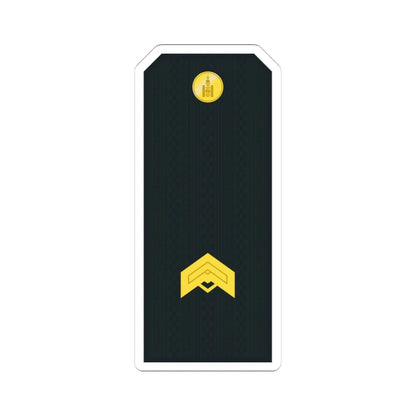 Mongolian Border troops JSG service (Mongolia) (Military Rank) STICKER Vinyl Kiss-Cut Decal 4 Inch White - The Sticker Space