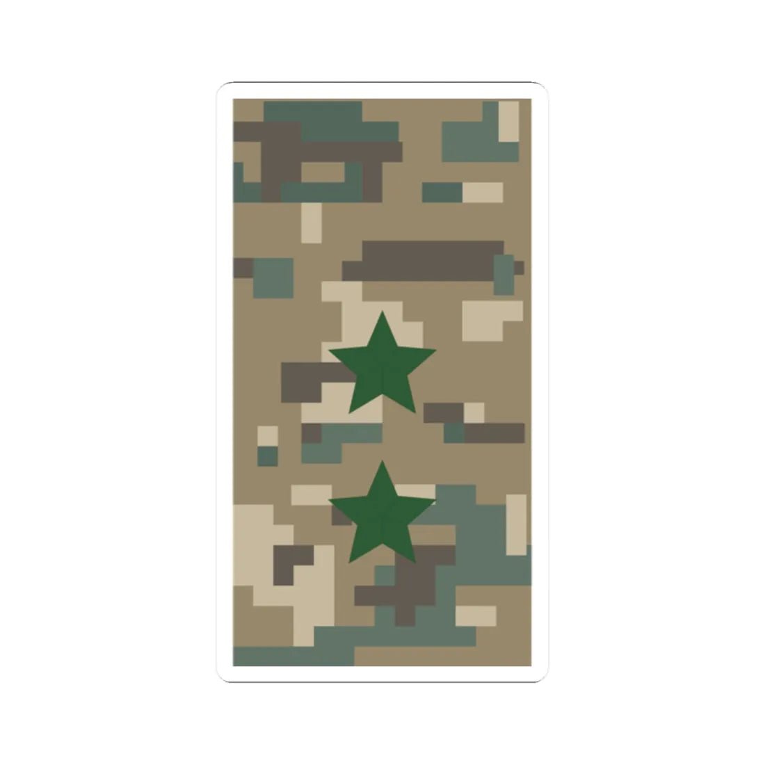 Mongolian Border troops LTC field (Mongolia) (Military Rank) STICKER Vinyl Kiss-Cut Decal 2 Inch White - The Sticker Space