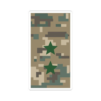 Mongolian Border troops LTC field (Mongolia) (Military Rank) STICKER Vinyl Kiss-Cut Decal 4 Inch White - The Sticker Space