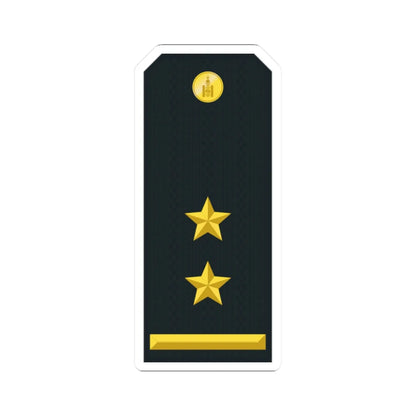 Mongolian Border troops LTC service (Mongolia) (Military Rank) STICKER Vinyl Kiss-Cut Decal 2 Inch White - The Sticker Space