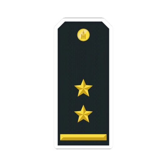 Mongolian Border troops LTC service (Mongolia) (Military Rank) STICKER Vinyl Kiss-Cut Decal 2 Inch White - The Sticker Space