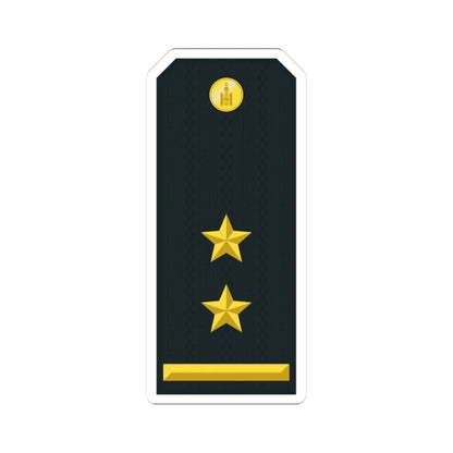 Mongolian Border troops LTC service (Mongolia) (Military Rank) STICKER Vinyl Kiss-Cut Decal 3 Inch White - The Sticker Space