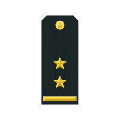 Mongolian Border troops LTC service (Mongolia) (Military Rank) STICKER Vinyl Kiss-Cut Decal 4 Inch White - The Sticker Space