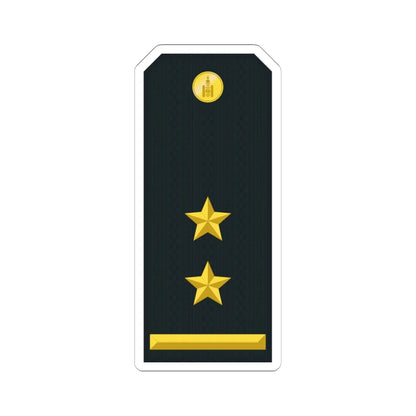 Mongolian Border troops LTC service (Mongolia) (Military Rank) STICKER Vinyl Kiss-Cut Decal 6 Inch White - The Sticker Space
