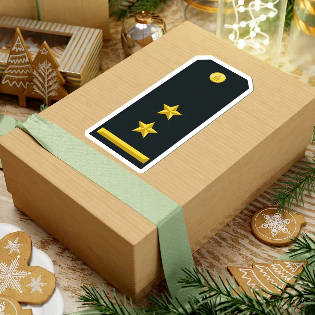 Mongolian Border troops LTC service (Mongolia) (Military Rank) STICKER Vinyl Kiss-Cut Decal - The Sticker Space