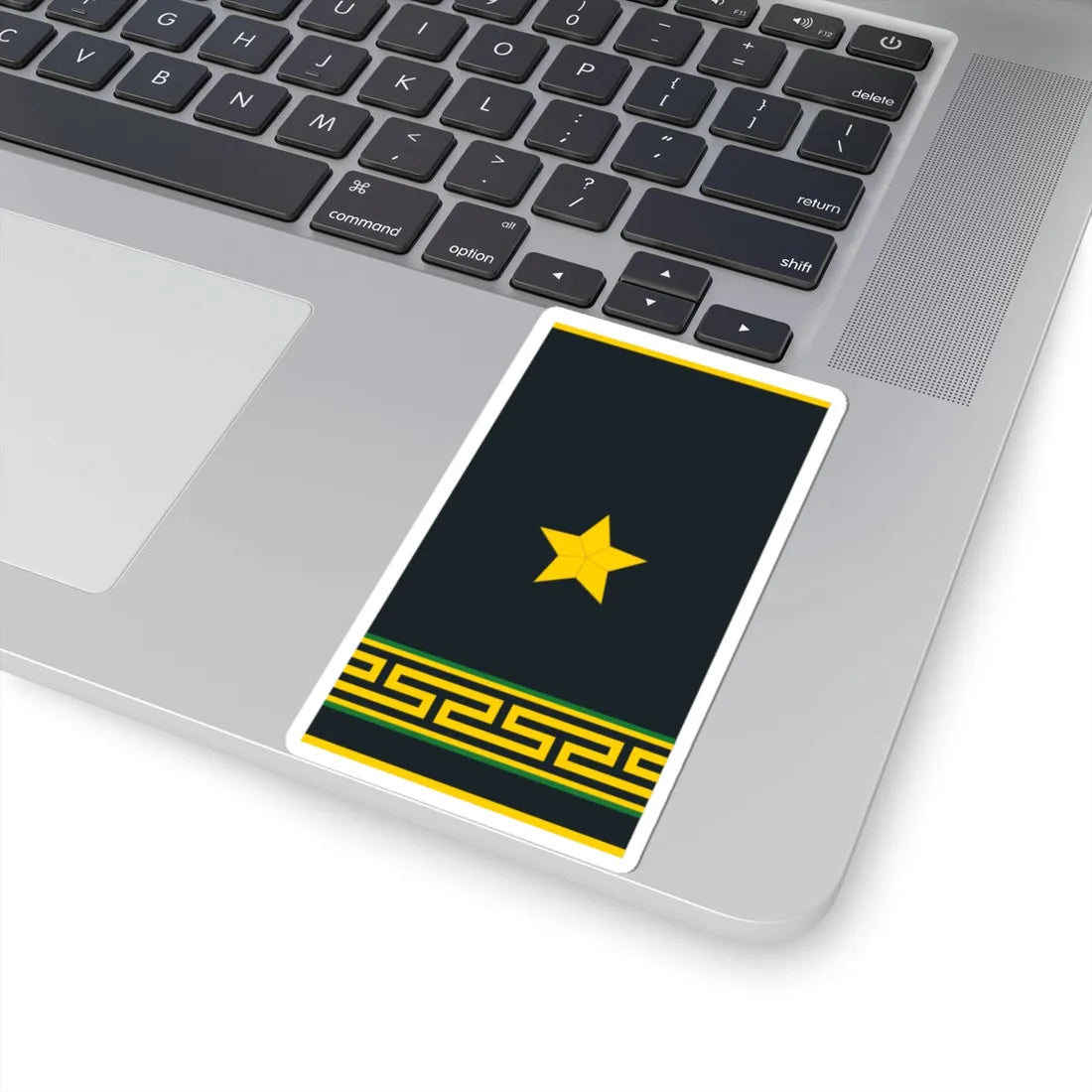 Mongolian Border troops MAJ shirt (Mongolia) (Military Rank) STICKER Vinyl Kiss-Cut Decal - The Sticker Space