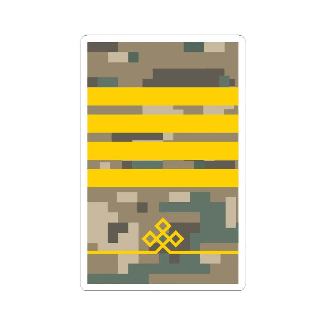 Mongolian Border troops SCPv field (Mongolia) (Military Rank) STICKER Vinyl Kiss-Cut Decal 4 Inch White - The Sticker Space