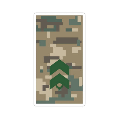 Mongolian Border troops SGT field (Mongolia) (Military Rank) STICKER Vinyl Kiss-Cut Decal 3 Inch White - The Sticker Space