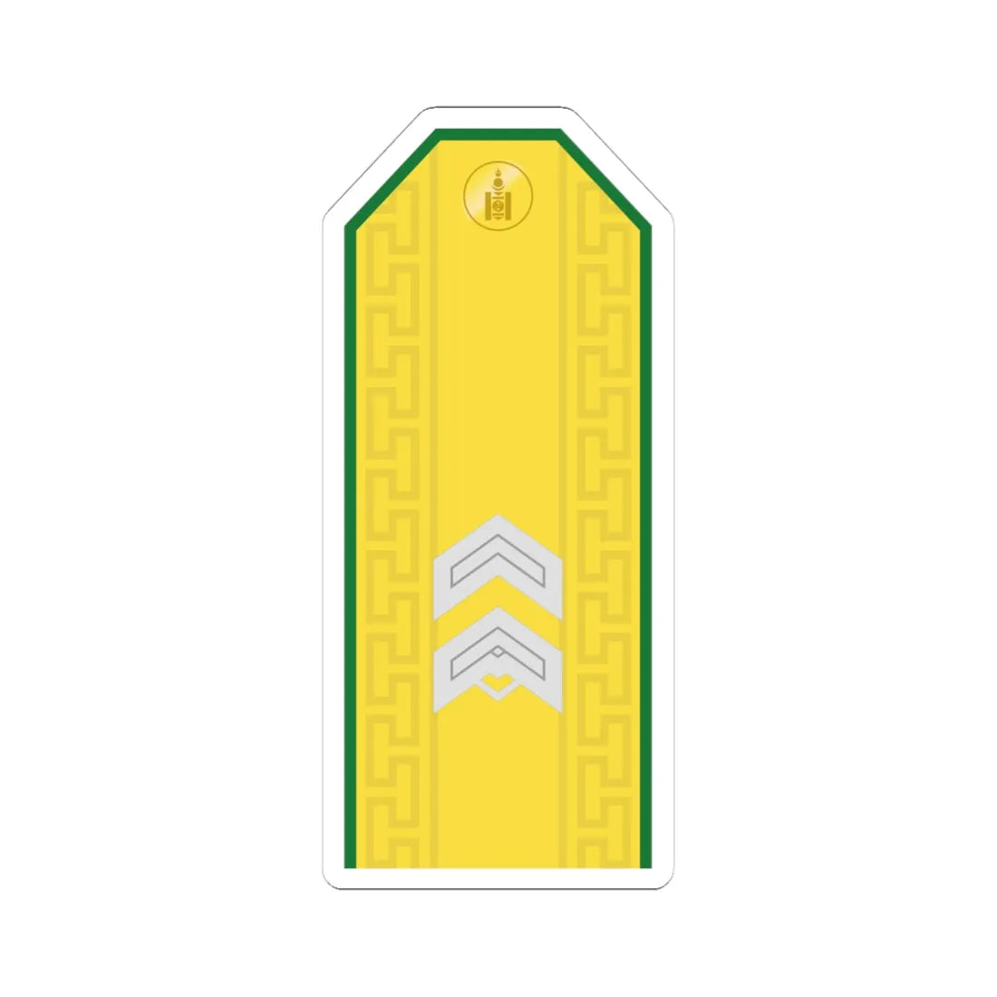 Mongolian Border troops SGT parade (Mongolia) (Military Rank) STICKER Vinyl Kiss-Cut Decal - The Sticker Space