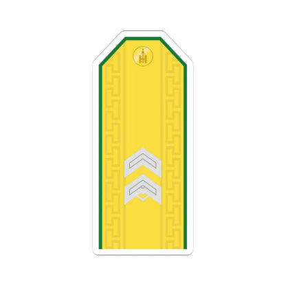 Mongolian Border troops SGT parade (Mongolia) (Military Rank) STICKER Vinyl Kiss-Cut Decal - The Sticker Space