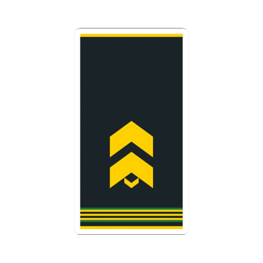 Mongolian Border troops SGT shirt (Mongolia) (Military Rank) STICKER Vinyl Kiss-Cut Decal 2 Inch White - The Sticker Space