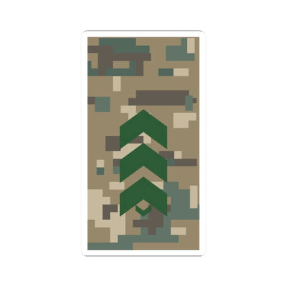 Mongolian Border troops SSG field (Mongolia) (Military Rank) STICKER Vinyl Kiss-Cut Decal 2 Inch White - The Sticker Space