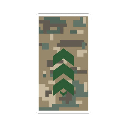 Mongolian Border troops SSG field (Mongolia) (Military Rank) STICKER Vinyl Kiss-Cut Decal 4 Inch White - The Sticker Space