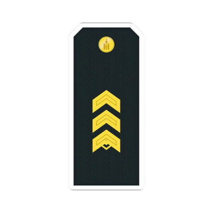 Mongolian Border troops SSG service (Mongolia) (Military Rank) STICKER Vinyl Kiss-Cut Decal 2 Inch White - The Sticker Space