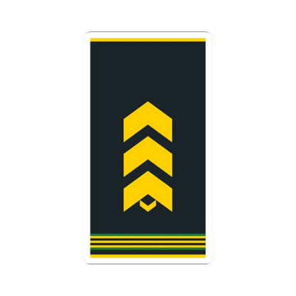 Mongolian Border troops SSG shirt (Mongolia) (Military Rank) STICKER Vinyl Kiss-Cut Decal 2 Inch White - The Sticker Space