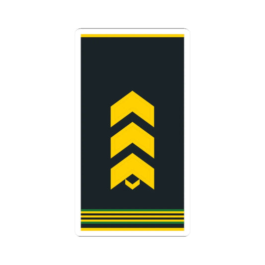 Mongolian Border troops SSG shirt (Mongolia) (Military Rank) STICKER Vinyl Kiss-Cut Decal 2 Inch White - The Sticker Space