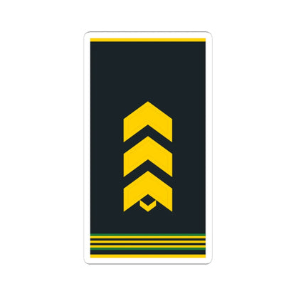 Mongolian Border troops SSG shirt (Mongolia) (Military Rank) STICKER Vinyl Kiss-Cut Decal 3 Inch White - The Sticker Space