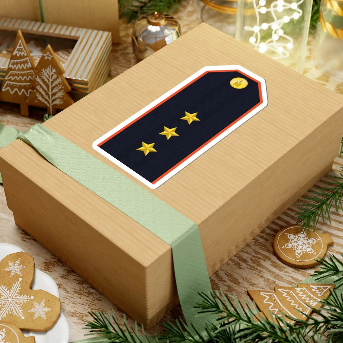 Mongolian Civil defense 1LT service (Mongolia) (Military Rank) STICKER Vinyl Kiss-Cut Decal - The Sticker Space