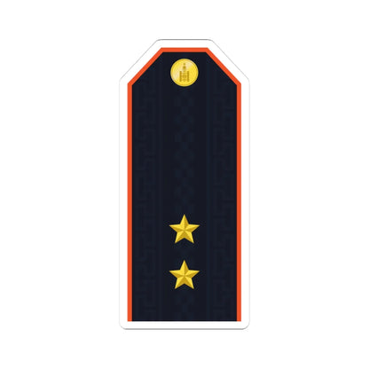 Mongolian Civil defense 2LT service (Mongolia) (Military Rank) STICKER Vinyl Kiss-Cut Decal 3 Inch White - The Sticker Space