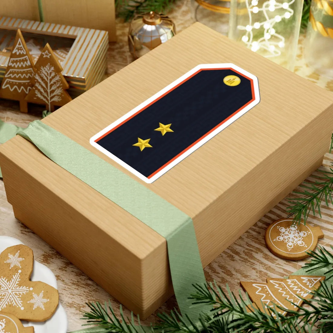 Mongolian Civil defense 2LT service (Mongolia) (Military Rank) STICKER Vinyl Kiss-Cut Decal - The Sticker Space