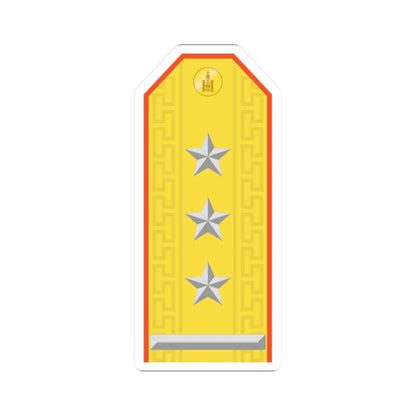 Mongolian Civil defense COL parade (Mongolia) (Military Rank) STICKER Vinyl Kiss-Cut Decal 2 Inch White - The Sticker Space