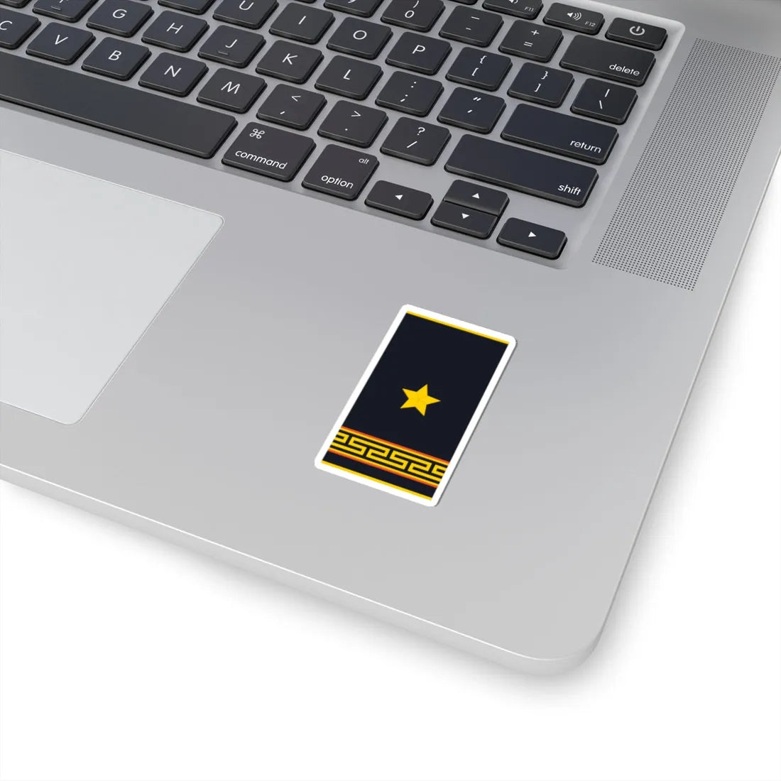 Mongolian Civil defense MAJ shirt (Mongolia) (Military Rank) STICKER Vinyl Kiss-Cut Decal - The Sticker Space