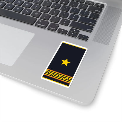 Mongolian Civil defense MAJ shirt (Mongolia) (Military Rank) STICKER Vinyl Kiss-Cut Decal - The Sticker Space