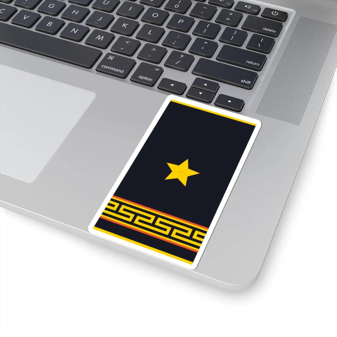 Mongolian Civil defense MAJ shirt (Mongolia) (Military Rank) STICKER Vinyl Kiss-Cut Decal - The Sticker Space