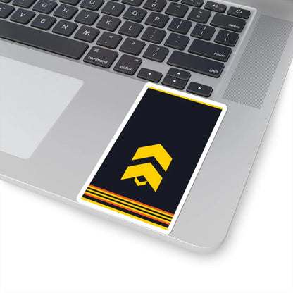 Mongolian Civil defense SGT shirt (Mongolia) (Military Rank) STICKER Vinyl Kiss-Cut Decal - The Sticker Space