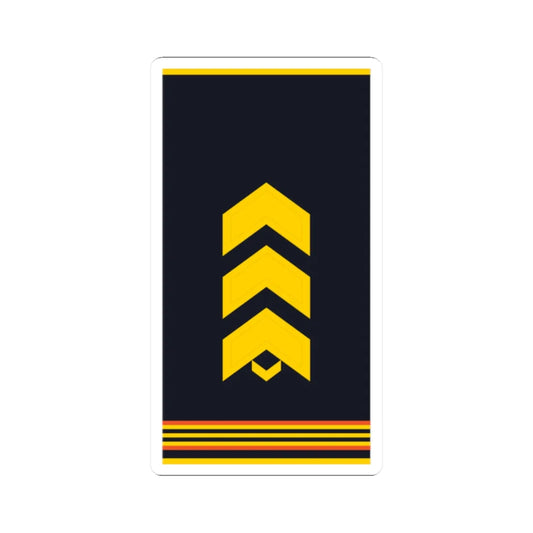 Mongolian Civil defense SSG shirt (Mongolia) (Military Rank) STICKER Vinyl Kiss-Cut Decal 2 Inch White - The Sticker Space