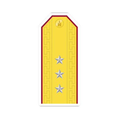 Mongolian Internal troops 1LT parade (Mongolia) (Military Rank) STICKER Vinyl Kiss-Cut Decal 2 Inch White - The Sticker Space