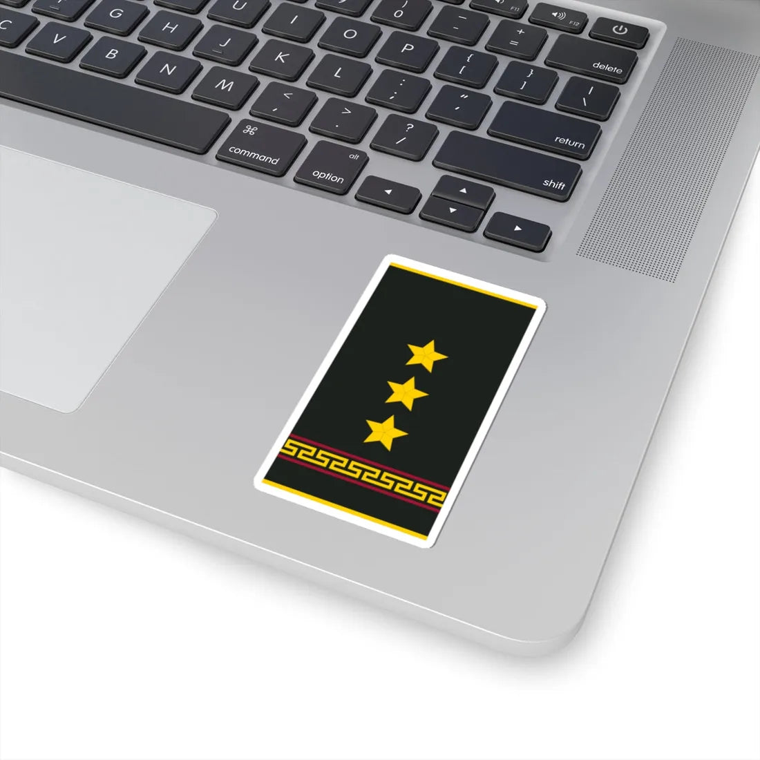 Mongolian Internal troops 1LT shirt (Mongolia) (Military Rank) STICKER Vinyl Kiss-Cut Decal - The Sticker Space
