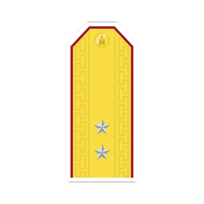 Mongolian Internal troops 2LT parade (Mongolia) (Military Rank) STICKER Vinyl Kiss-Cut Decal 2 Inch White - The Sticker Space