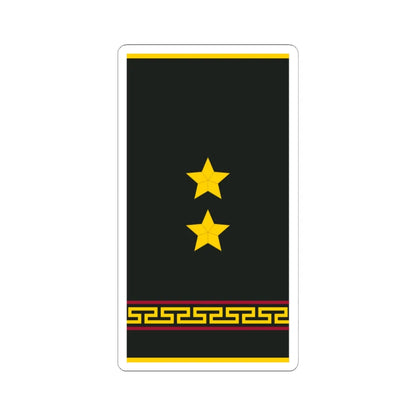 Mongolian Internal troops 2LT shirt (Mongolia) (Military Rank) STICKER Vinyl Kiss-Cut Decal - The Sticker Space