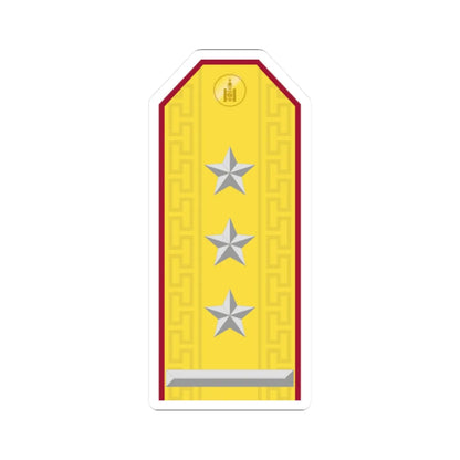 Mongolian Internal troops COL parade (Mongolia) (Military Rank) STICKER Vinyl Kiss-Cut Decal 2 Inch White - The Sticker Space