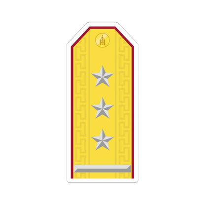 Mongolian Internal troops COL parade (Mongolia) (Military Rank) STICKER Vinyl Kiss-Cut Decal 4 Inch White - The Sticker Space