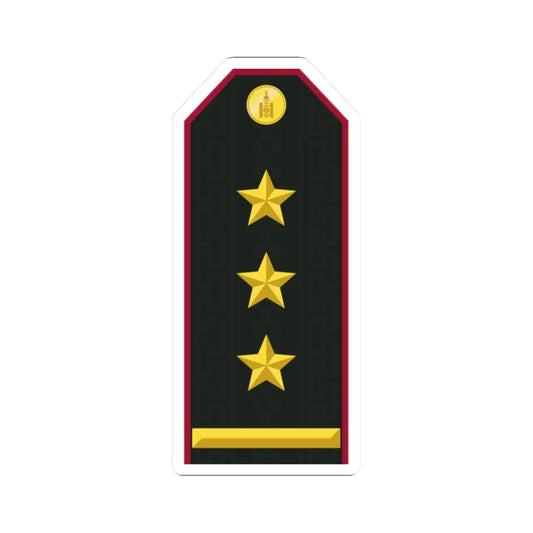 Mongolian Internal troops COL service (Mongolia) (Military Rank) STICKER Vinyl Kiss-Cut Decal 2 Inch White - The Sticker Space