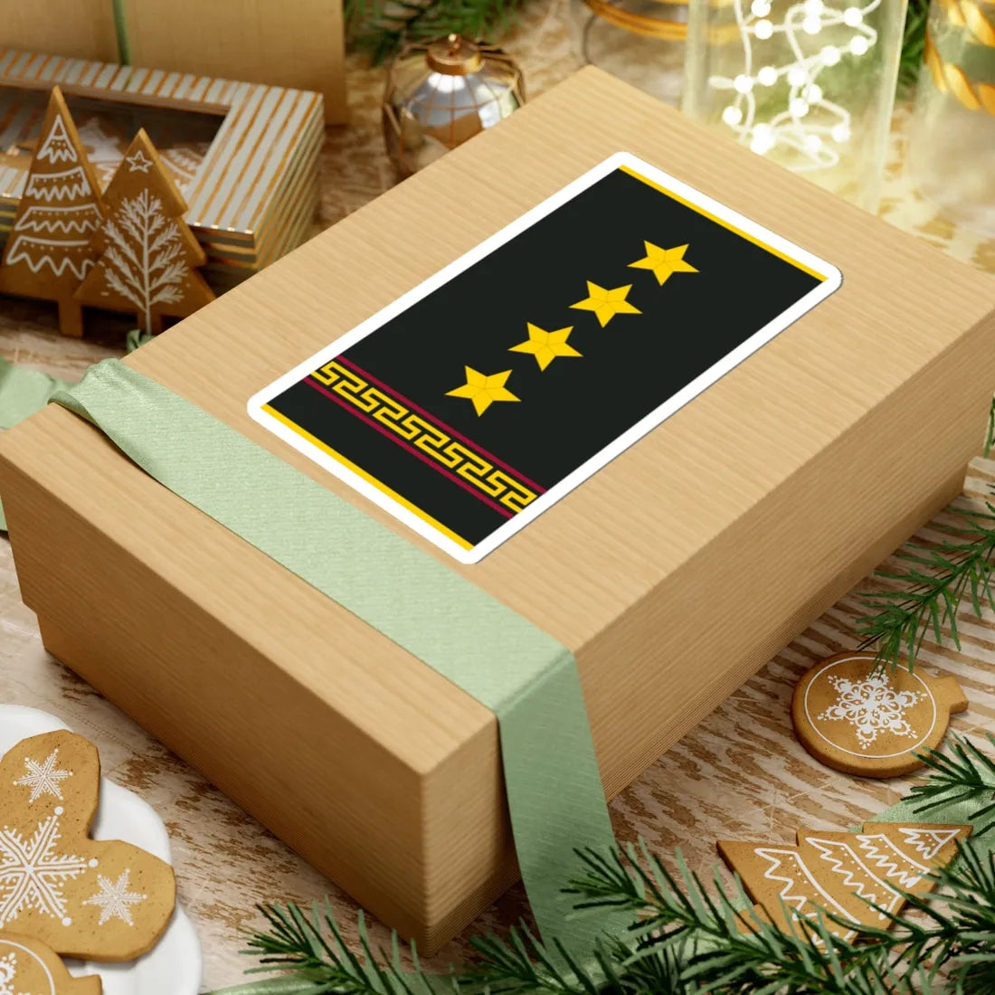 Mongolian Internal troops CPT shirt (Mongolia) (Military Rank) STICKER Vinyl Kiss-Cut Decal - The Sticker Space