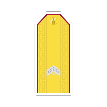 Mongolian Internal troops JSG parade (Mongolia) (Military Rank) STICKER Vinyl Kiss-Cut Decal 2 Inch White - The Sticker Space