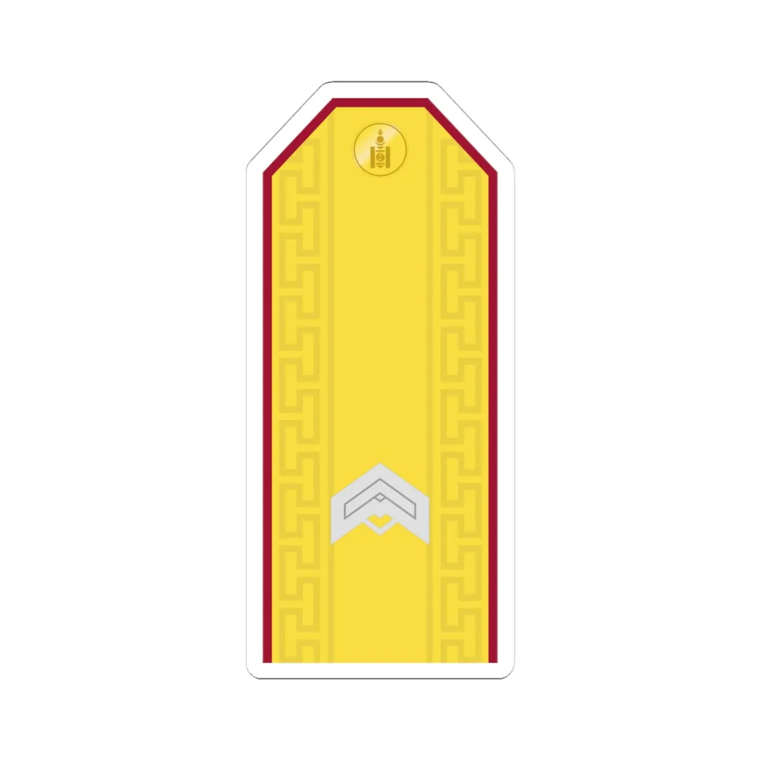 Mongolian Internal troops JSG parade (Mongolia) (Military Rank) STICKER Vinyl Kiss-Cut Decal - The Sticker Space