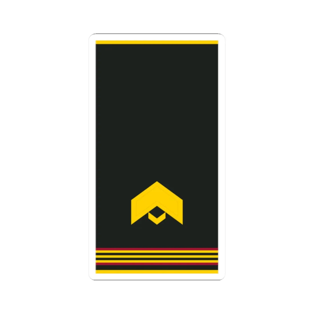 Mongolian Internal troops JSG shirt (Mongolia) (Military Rank) STICKER Vinyl Kiss-Cut Decal 2 Inch White - The Sticker Space