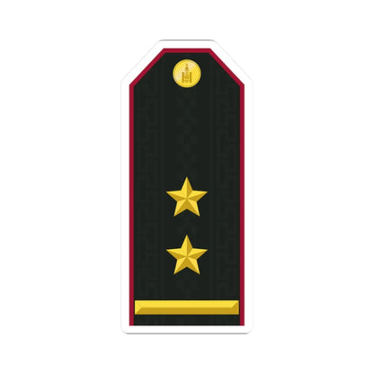 Mongolian Internal troops LTC service (Mongolia) (Military Rank) STICKER Vinyl Kiss-Cut Decal 2 Inch White - The Sticker Space