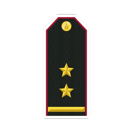 Mongolian Internal troops LTC service (Mongolia) (Military Rank) STICKER Vinyl Kiss-Cut Decal 2 Inch White - The Sticker Space